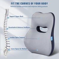 Doteonyou Lumbar Support Párna Irodai Székhez és Autóhoz 4