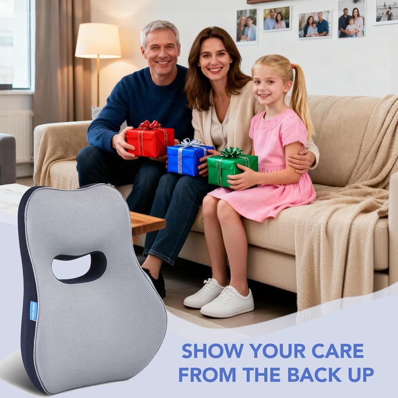 Doteonyou Lumbar Support Párna Irodai Székhez és Autóhoz