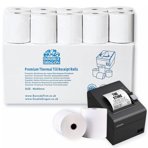 Termopapier do pokladne Double Dragon 80x80 mm - 10 ks