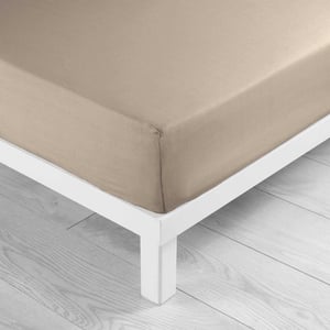 Douceur d'Intérieur Jersey plahta s gumicom 140x190 cm, boja pijeska, 100% pamuk, zaštita za madrac