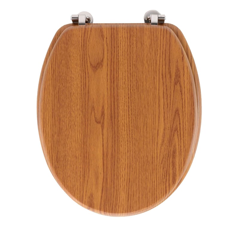 Capac WC Douceur d'Intérieur Strata cu aspect de stejar, 37,5 x 46 cm