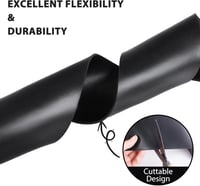 DOUJIAO Neoprén Gumiszalag 200x1,5mm - Tömítés, Padlóvédelem, Csúszásmentes Gumilap 4