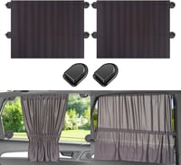 Doukesh Autó Napellenző Szívókorongos UV Védelem UPF50+ 65x50cm 2db 1