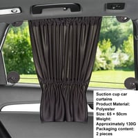 Doukesh Autó Napellenző Szívókorongos UV Védelem UPF50+ 65x50cm 2db 2