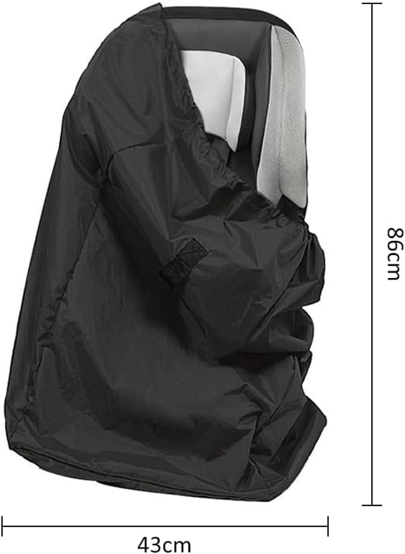 Doukesh Autósülés Szállítótáska Vízálló Védőhuzat 86x43cm Fekete