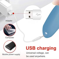 Doukesh elektromos bőrkemény eltávolító, újratölthető, kék 3
