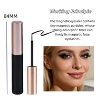 Doukesh Mágneses Folyékony Eyeliner Fekete Vízálló Gyors Száradás 5
