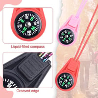 Doukesh Multicolor Mini Túrakompasz Gyerekeknek Medállal és Táskával 2