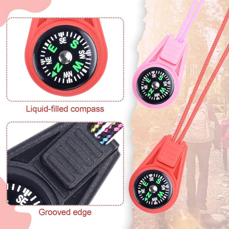 Doukesh Multicolor Mini Túrakompasz Gyerekeknek Medállal és Táskával