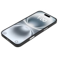 Ultra tenký kryt doupi pre iPhone 16 (6,1 palca) – karbónový vzor, čierny, podpora bezdrôtového nabíjania, super tenký ochranný obal 5