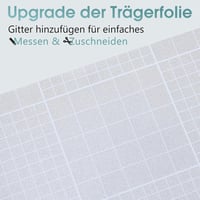 DOWELL Ablakfólia Mattított Üveghatás 90x200cm Önragasztó Privátszféra UV Védelem 6