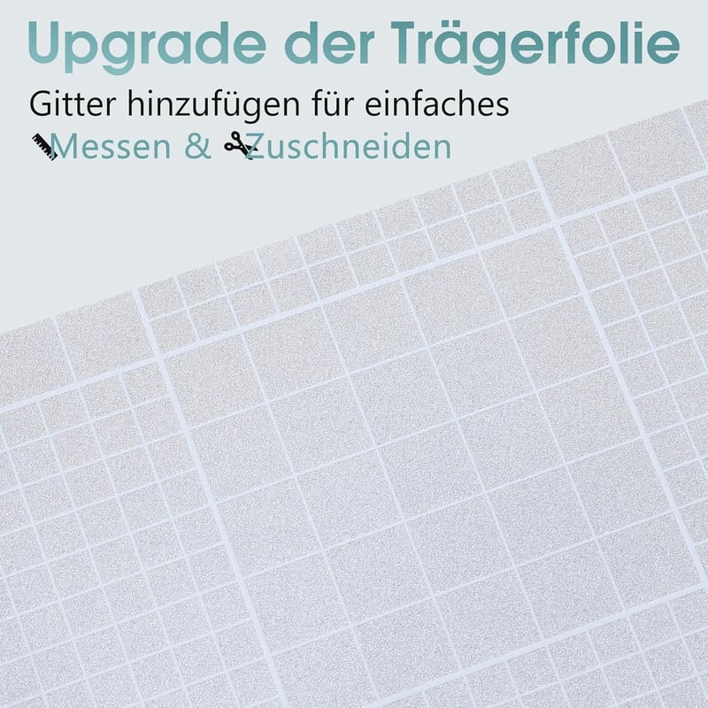 DOWELL Ablakfólia Mattított Üveghatás 90x200cm Önragasztó Privátszféra UV Védelem