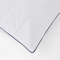 DOWNFOCUS Lúdtoll Párna 80x80 cm, Ergonomikus Nyakpárna, 2 db Pamut Huzattal 5