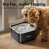 DownyPaws 3L rozsdamentes kutyavíztál csepegésmentes, spill-proof, mosogatógépben mosható 5
