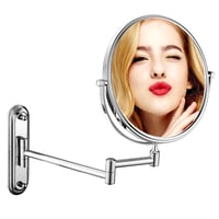Oglindă cosmetică de perete DOWRY cu LED, mărire 10x, buton tactil, 20 cm 1