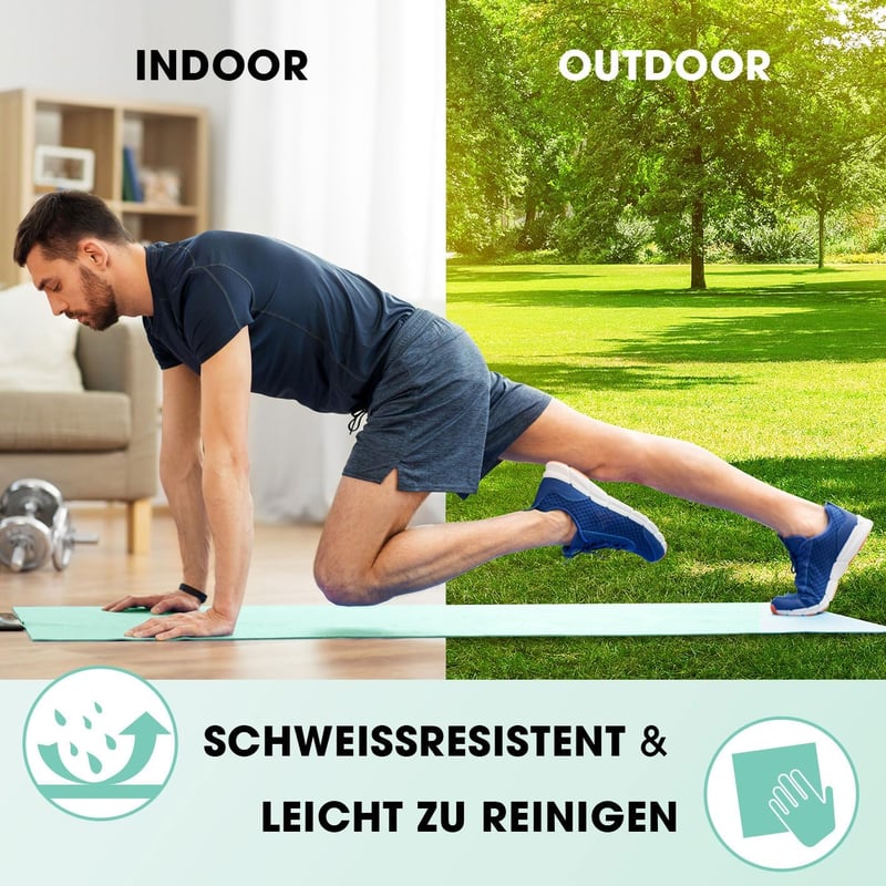 #DoYourFitness Yoga Mat csúszásmentes 183x61 cm türkiz