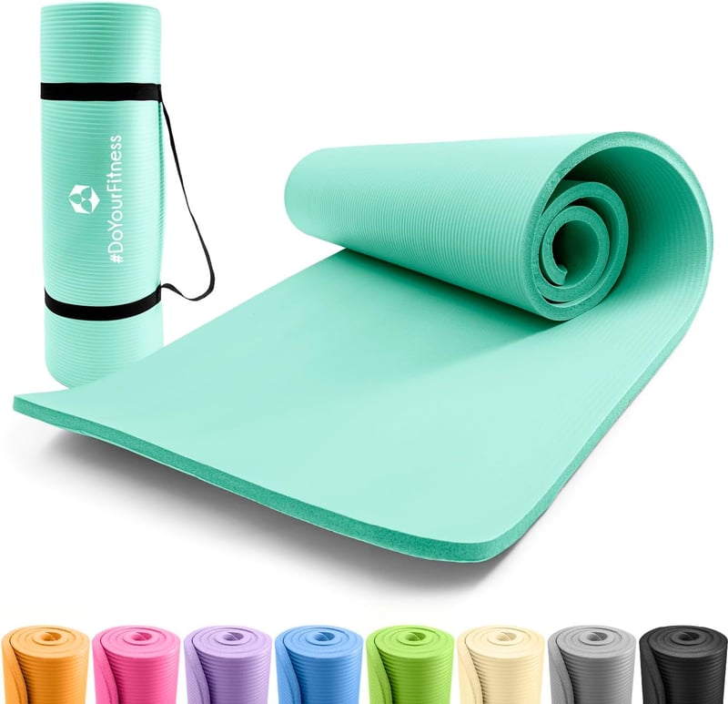 #DoYourFitness Yoga Mat csúszásmentes 183x61 cm türkiz