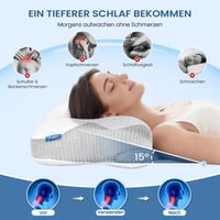 Dozion memóriahabos ergonomikus nyakpárna oldal-, hát- és hasfekve alvóknak - 1 db 2