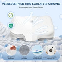 Dozion memóriahabos ergonomikus nyakpárna oldal-, hát- és hasfekve alvóknak - 1 db 6