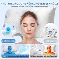 Dozion memóriahabos ergonomikus nyakpárna oldal-, hát- és hasfekve alvóknak - 1 db 8