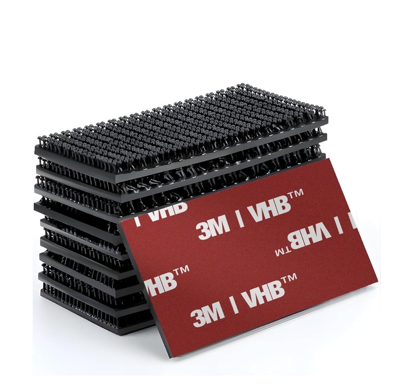 Dpm tapes 3M Dual Lock Öntapadós Rögzítő Autós Kamerához GoPro Tartó Fekete Újrahasználható 25x50mm 10db