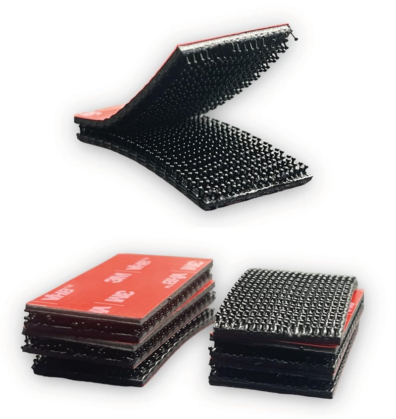 Dpm tapes 3M Dual Lock Öntapadós Rögzítő Autós Kamerához GoPro Tartó Fekete Újrahasználható 25x50mm 10db