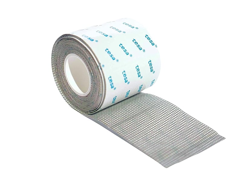 Dpm tapes Öntapadó Üvegszálas Szúnyogháló Javító Szalag - Vízálló UV Álló Ragasztószalag Szürke 50mm x 5m