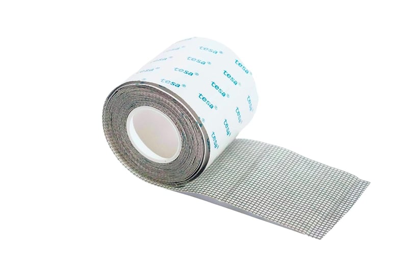 Dpm tapes Öntapadó Üvegszálas Szúnyogháló Javító Szalag - Vízálló UV Álló Ragasztószalag Szürke 50mm x 5m
