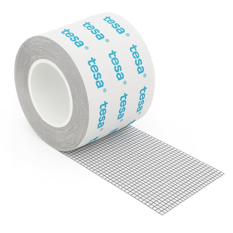 Dpm tapes Öntapadó Üvegszálas Szúnyogháló Javító Szalag - Vízálló UV Álló Ragasztószalag Szürke 50mm x 5m