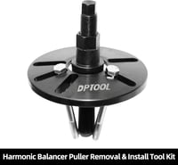 DPTOOL Harmonic Balancer Puller Removal & Install Tool Kit, Crankshaft Pulley Remover 5