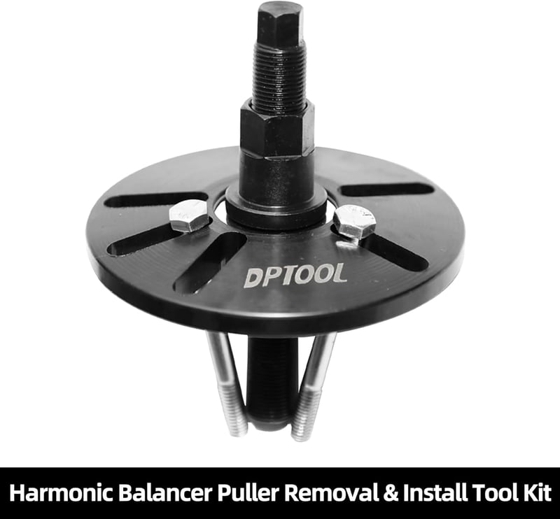 DPTOOL Harmonic Balancer Puller Removal & Install Tool Kit, Crankshaft Pulley Remover