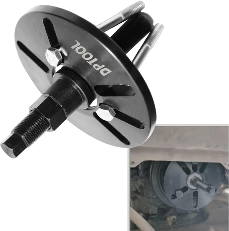 DPTOOL Harmonic Balancer Puller Removal & Install Tool Kit, Crankshaft Pulley Remover
