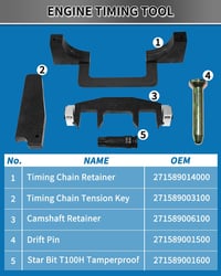 DPTOOL Motor Vezérműtengely Igazító Szerszám Mercedes Benz M271 C230 2