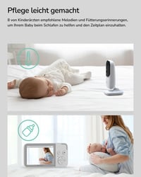Dr.Care NeoView Babyphone 3,5" kijelzővel, kamera, kétirányú hang, éjszakai látás, hőmérő - 3.5" Monitor mit 1 Kamera 7