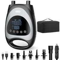 Dr.meter 2026 Električna SUP pumpa 20 PSI, prijenosna pumpa na baterije s funkcijom automatskog isključivanja, napuhavanje i ispuhavanje, 2 LED svjetla, za SUP daske, kajake, čamce 1