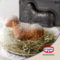 Dr. Oetker 1845 Húsvéti Bárány Sütőforma Öntöttvas - Mini-Lamm 700ml 2