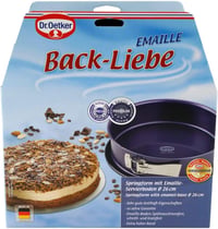Dr. Oetker 26 cm-es kerek tortaforma zománc bevonattal, kék, tapadásmentes - Ø 26 cm, springform pan 3