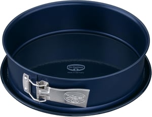 Dr. Oetker Back-Liebe Emajlirani okrugli kalup za torte s kopčom, tamnoplavi - Ø 26 cm
