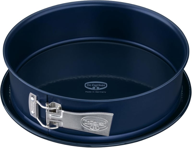 Dr. Oetker 26 cm-es kerek tortaforma zománc bevonattal, kék, tapadásmentes - Ø 26 cm, springform pan