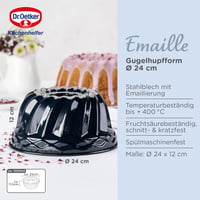 Dr. Oetker Back-Liebe 24 cm-es Kerek Sütőforma Ajándékdobozban - Single 2