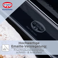 Dr. Oetker Back-Liebe 25 cm forma na chlieb, smaltovaná, tmavomodrá, hranatá forma na pečenie s povrchovou úpravou odolnou voči poškriabaniu 3