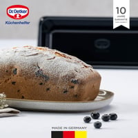 Dr. Oetker Back-Liebe 25 cm forma na chlieb, smaltovaná, tmavomodrá, hranatá forma na pečenie s povrchovou úpravou odolnou voči poškriabaniu 6