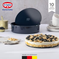 Formă de copt rotundă emailată Dr. Oetker Back-Liebe Ø 28 cm – Formă de tort cu margine înaltă și fund detașabil, rezistentă la zgârieturi și tăieturi 7