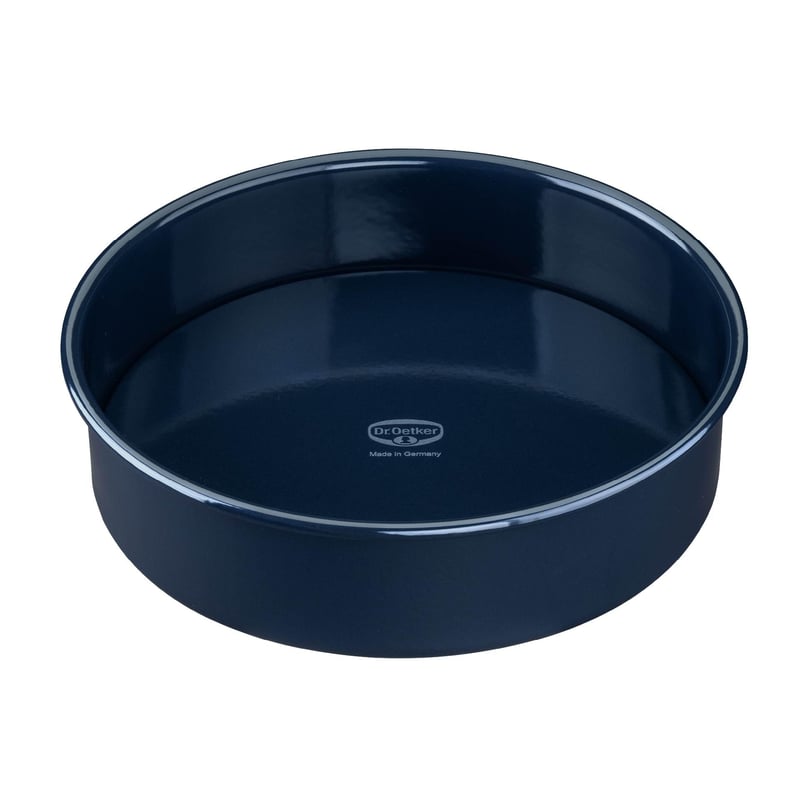 Formă de copt rotundă emailată Dr. Oetker Back-Liebe Ø 28 cm – Formă de tort cu margine înaltă și fund detașabil, rezistentă la zgârieturi și tăieturi