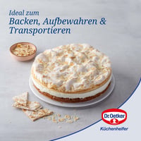 Tortová forma s pružinovým uzáverom Dr. Oetker Bake and Go s vekom, 26 cm, nepriľnavý povrch, na cheesecaky a koláče 7