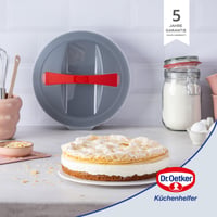 Tortová forma s pružinovým uzáverom Dr. Oetker Bake and Go s vekom, 26 cm, nepriľnavý povrch, na cheesecaky a koláče 4