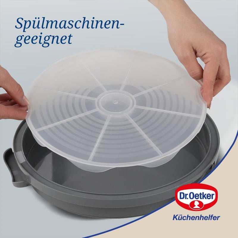 Dr. Oetker Magas Tortaszállító Doboz 22,5 cm Kerek Torta Hordozó Polccal - Transport Box High
