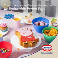 Silikónová forma na pečenie Dr. Oetker Peppa Pig – 1200 ml, 27x19,5x5 cm – Vhodná pre deti, odolná voči kyselinám a teplu, na detské oslavy 4