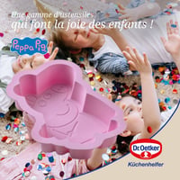 Silikónová forma na pečenie Dr. Oetker Peppa Pig – 1200 ml, 27x19,5x5 cm – Vhodná pre deti, odolná voči kyselinám a teplu, na detské oslavy 5