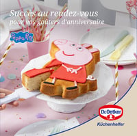 Silikónová forma na pečenie Dr. Oetker Peppa Pig – 1200 ml, 27x19,5x5 cm – Vhodná pre deti, odolná voči kyselinám a teplu, na detské oslavy 2